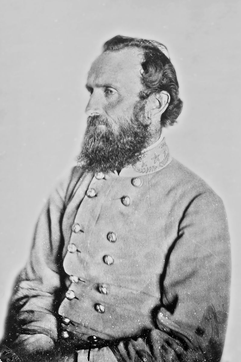 General Thomas J. “Stonewall” Jackson. Mathew Brady photograph.