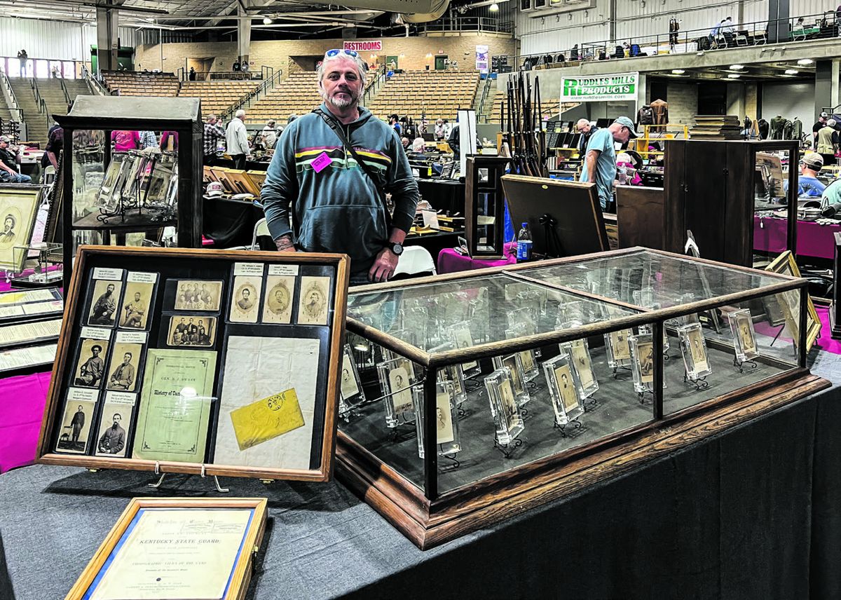 PG McCoy won a Historical Significance Award for his extensive display of John Hunt Morgan memorabilia.