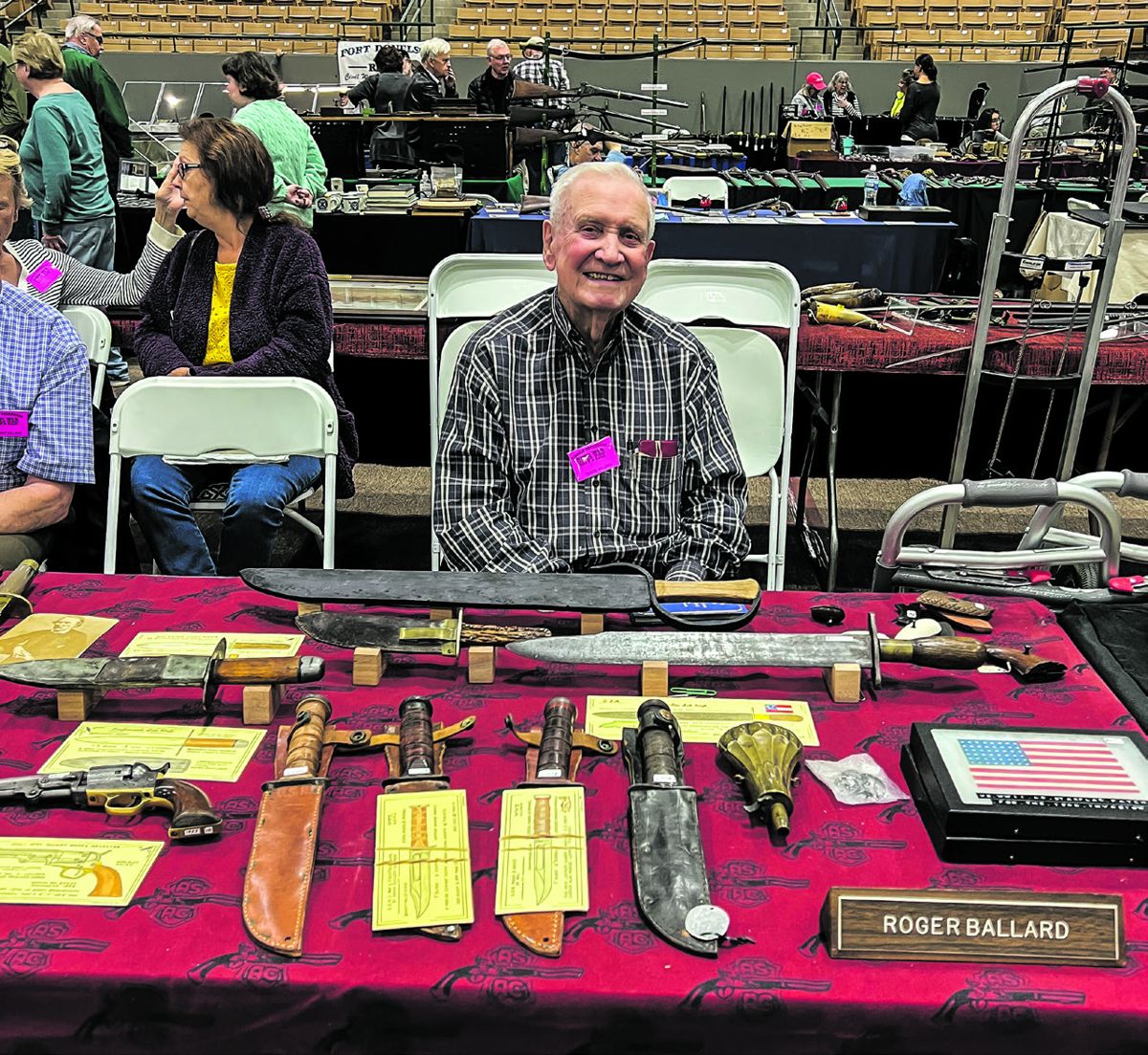 Roger Ballard from Alabama has been a regular at Franklin for over 30 years.