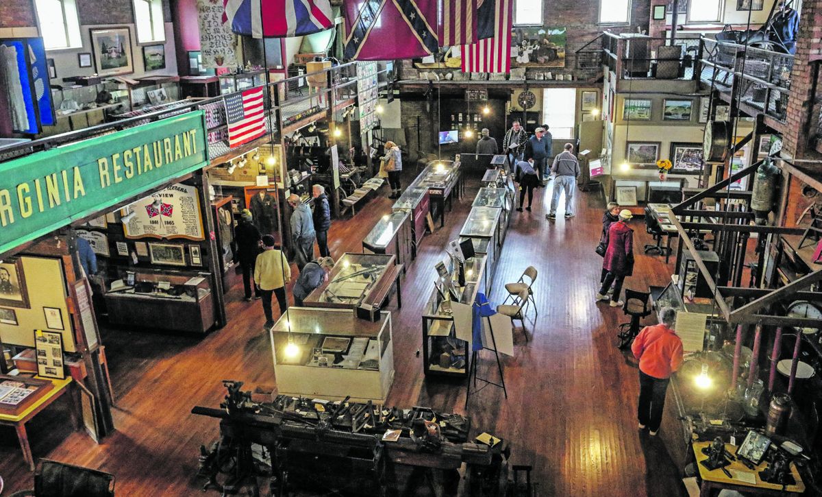 The interior of the Strasburg Railroad Museum. (Bill Kamenjar)