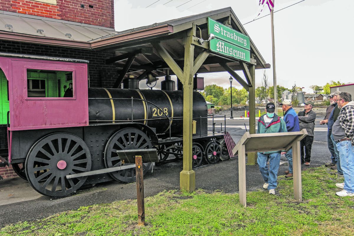 A replica of the engines Jackson commandeered is on display in Strasburg, Va. (Bill Kamenjar)