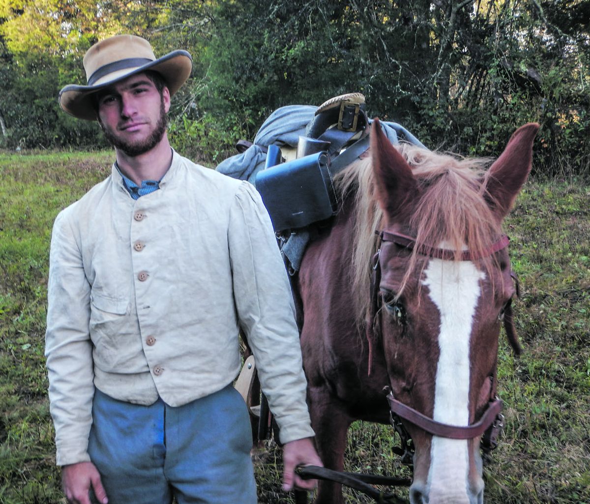 Austin Vick and horse “Merrel” from Lyles, Tenn.