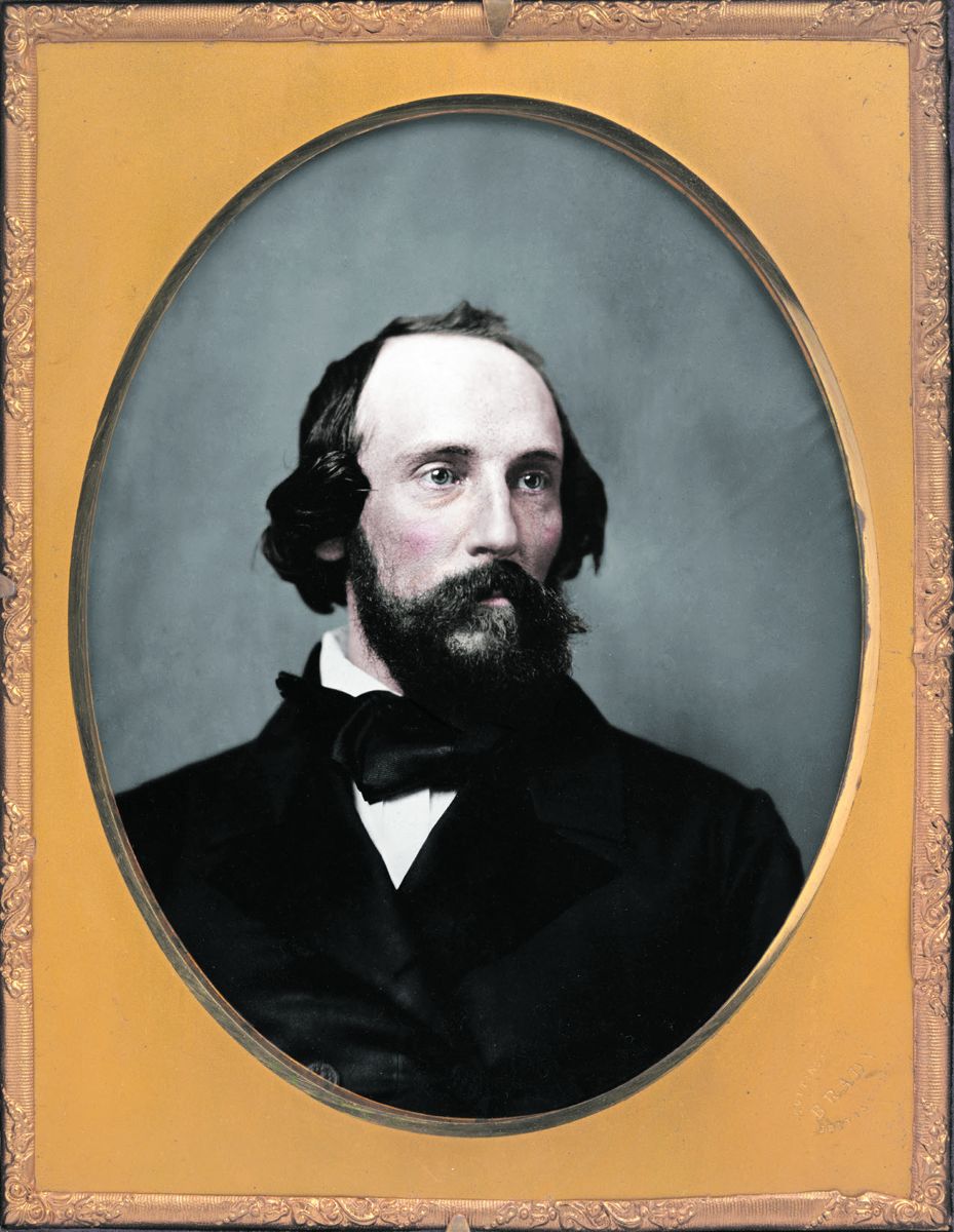 Fredrick West Lander, 1821–1862, Colorization © 2020 civilwarincolor.com. Courtesy civilwarincolor.com/cwn. (National Portrait Gallery)