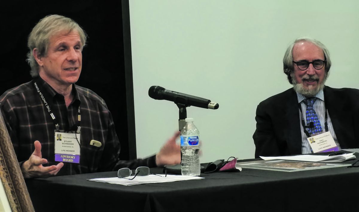 Lincoln Artifacts Roadshow session with Stuart Schneider and Daniel Weinberg.