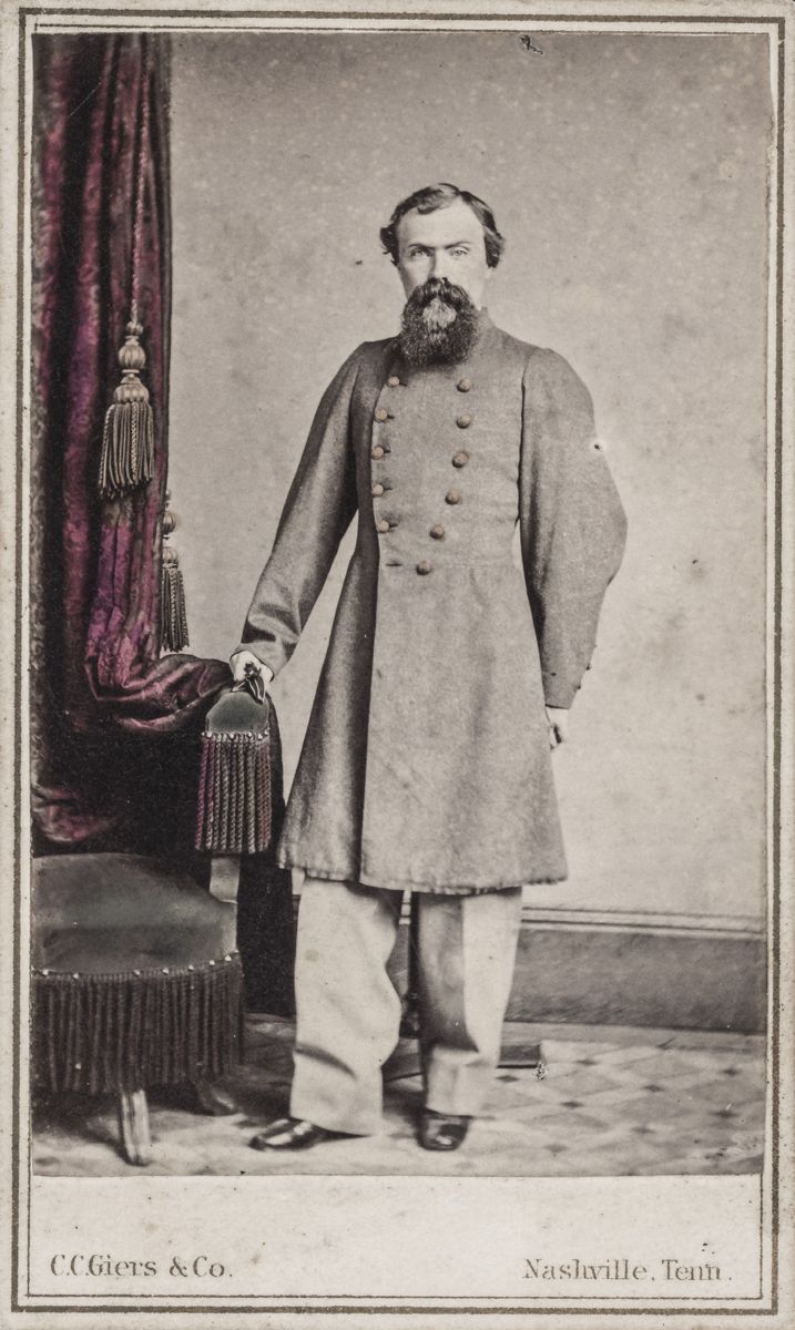 Major Hume R. Field of Co. K, 1st Tennessee Infantry Regiment in uniform. (Library of Congress)