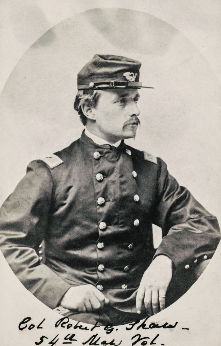 Col. Robert Gould Shaw of the 54th Massachusetts Volunteers.
