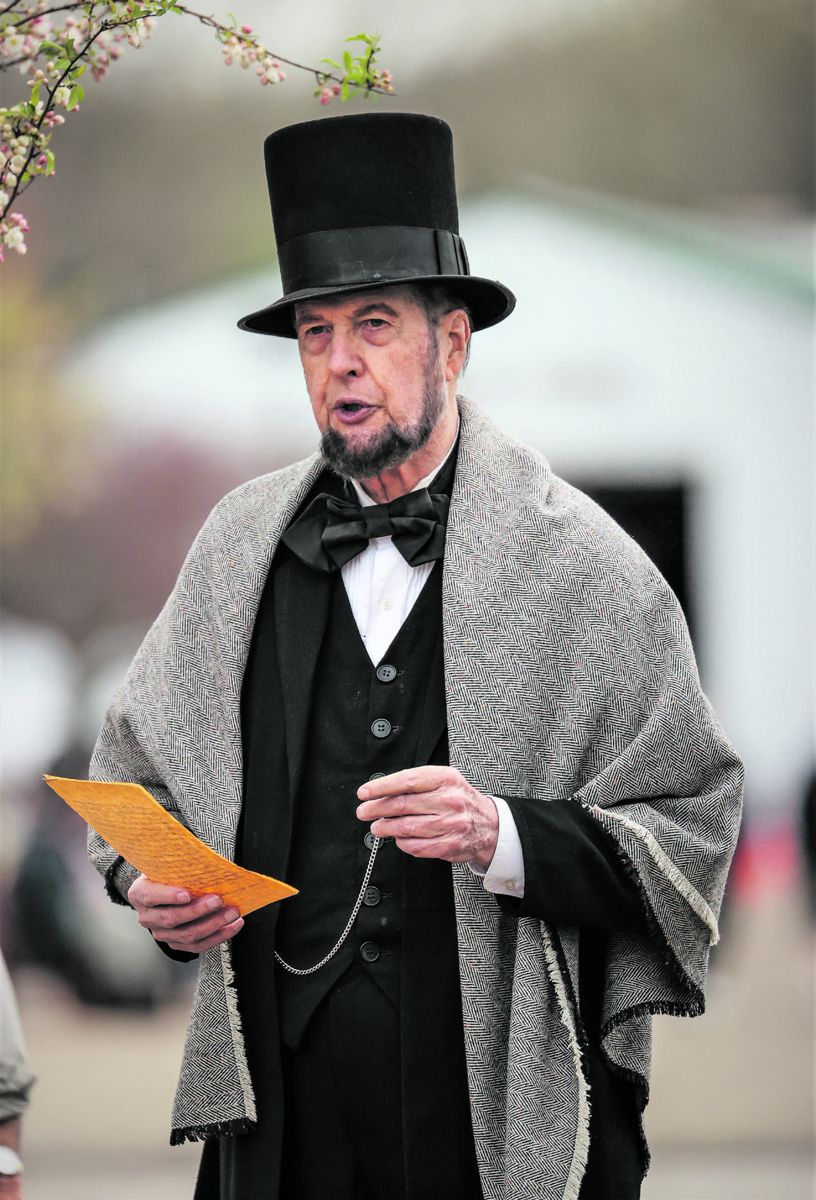 Gerald Payn as Abraham Lincoln. (Tom Scott)