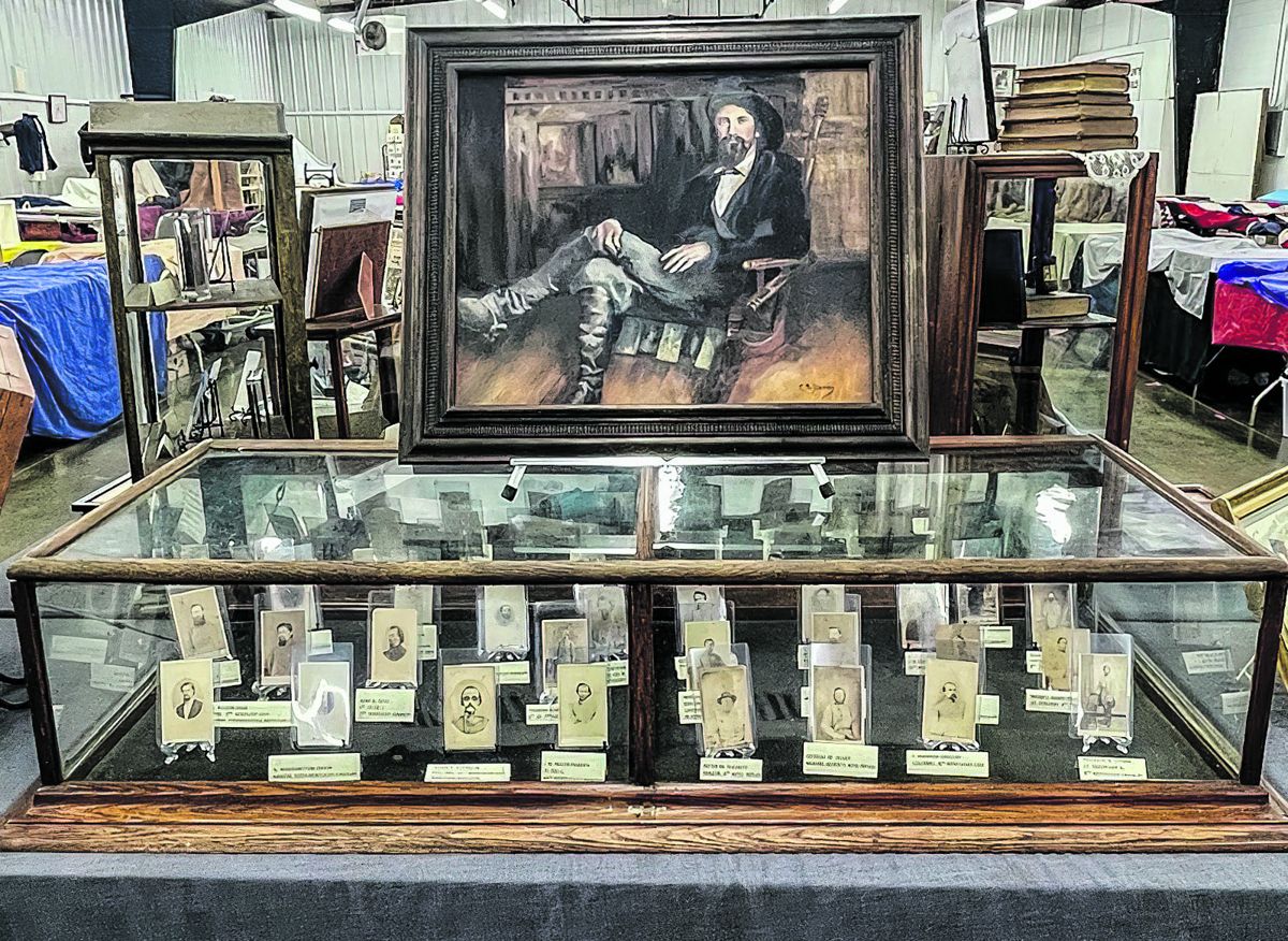 Phil McCoy’s Best of Show Award, a display of rare photographs and memorabilia of John Hunt Morgan and his raiders, entitled “John Hunt Morgan.” (Kayley Boettner)