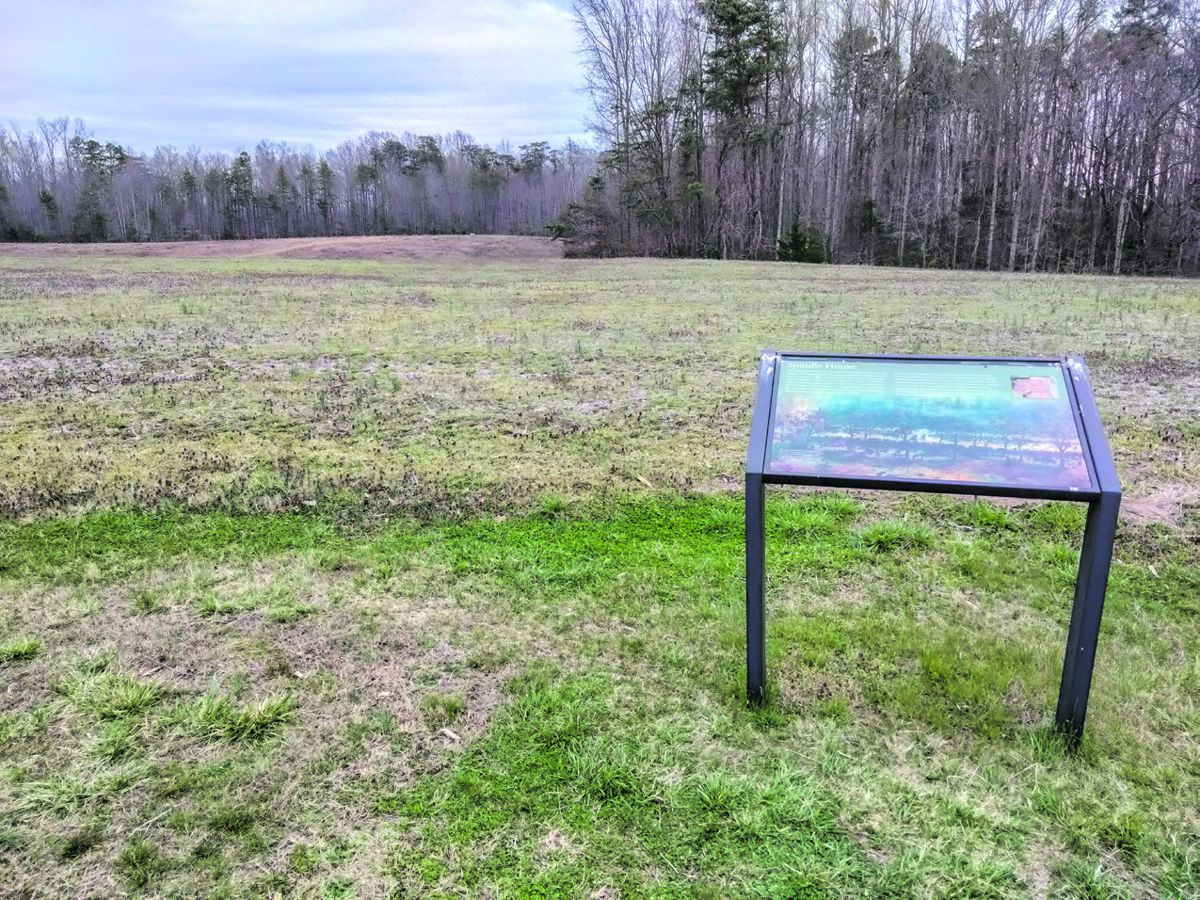 Spindle Farm house site. (CVBT)