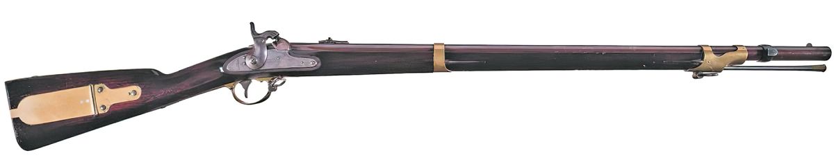 Robbins & Lawrence Model 1841 Mississippi Rifle, Colt alteration. (Courtney Rock Island Auction Co.)