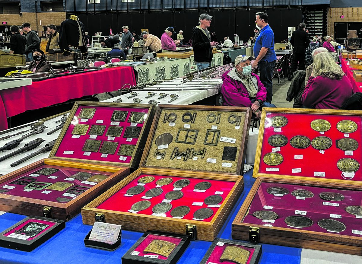Tom Hayes, from Tennessee, always brings an assortment of dug and non-dug artifacts to the show.