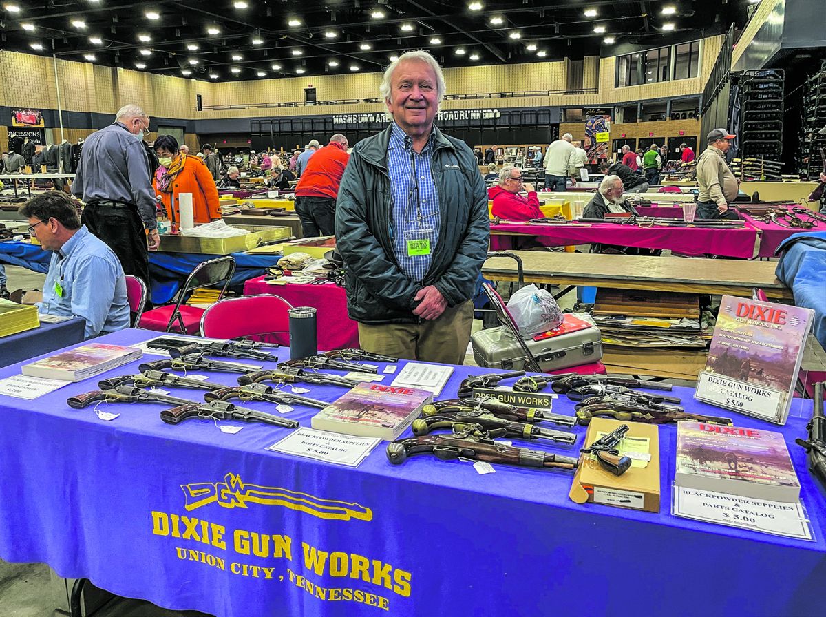 It would not be a Civil War show without Lee Fry of Dixie Gun Works!