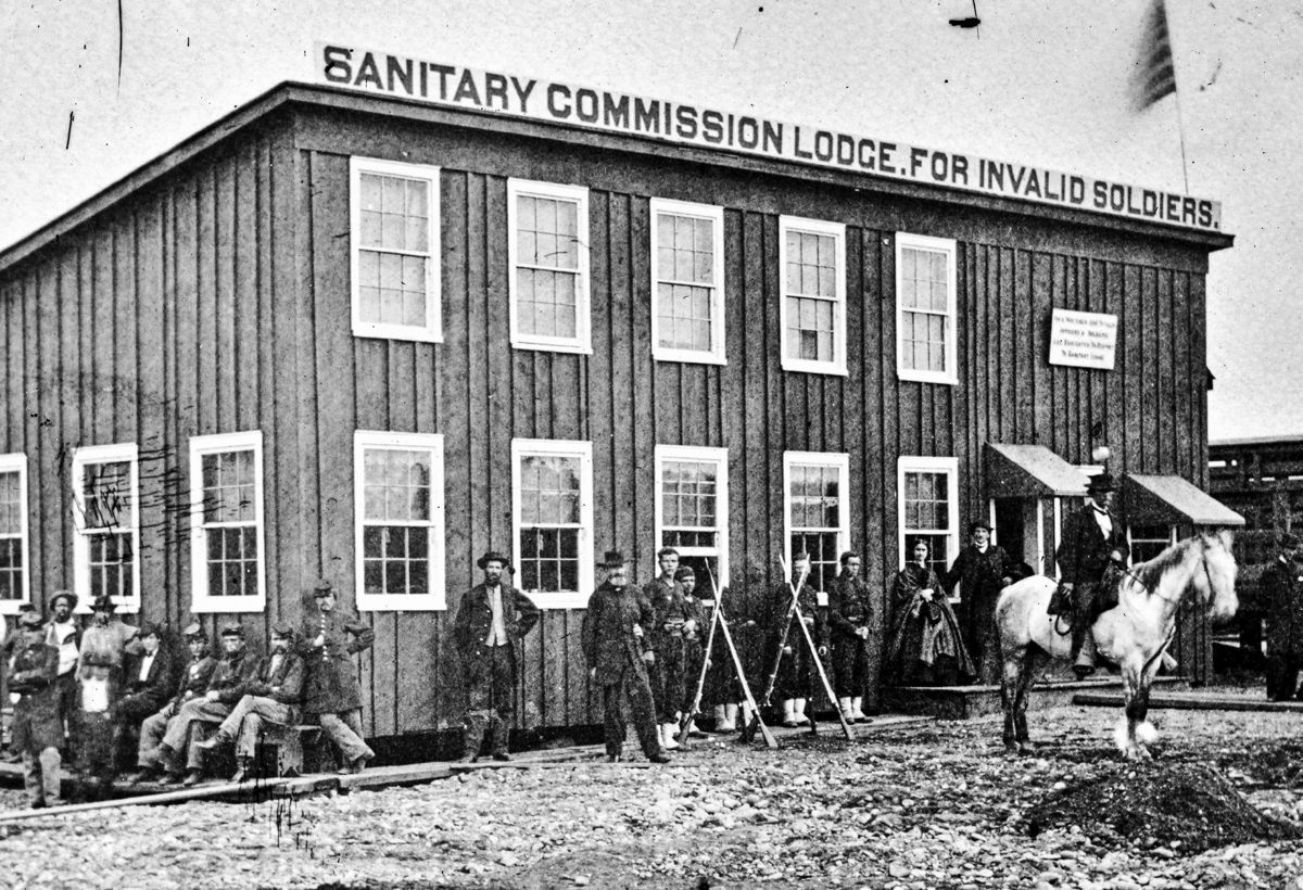 USSC Home for invalid soldiers. (Library of Congress)