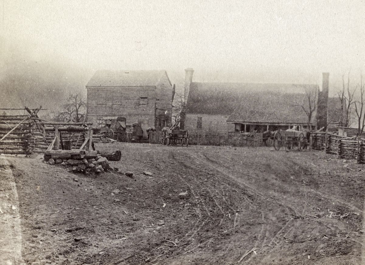 Todd’s Tavern as photographed between 1861 and 1865. Image courtesy of Library