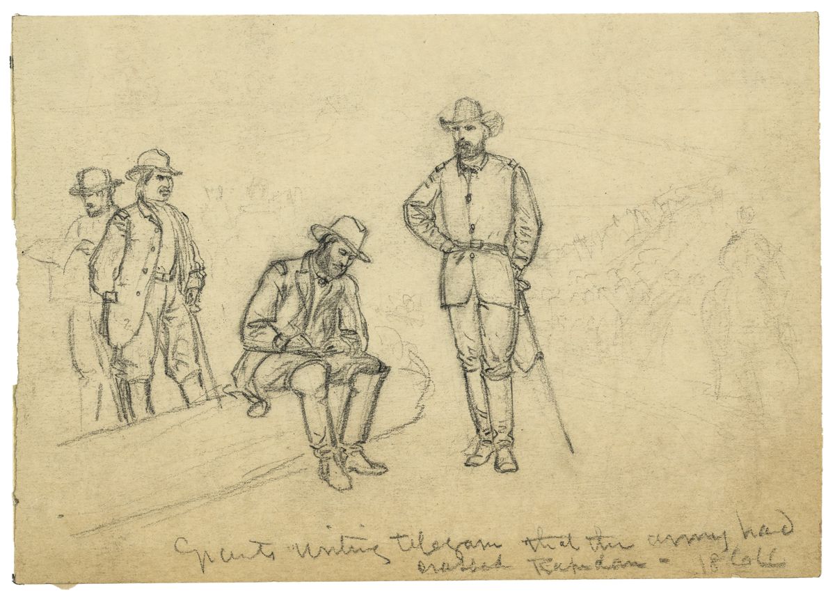 Although presenting an outward calmness, the Wilderness fighting tested Grant’s emotions. (Library of Congress)