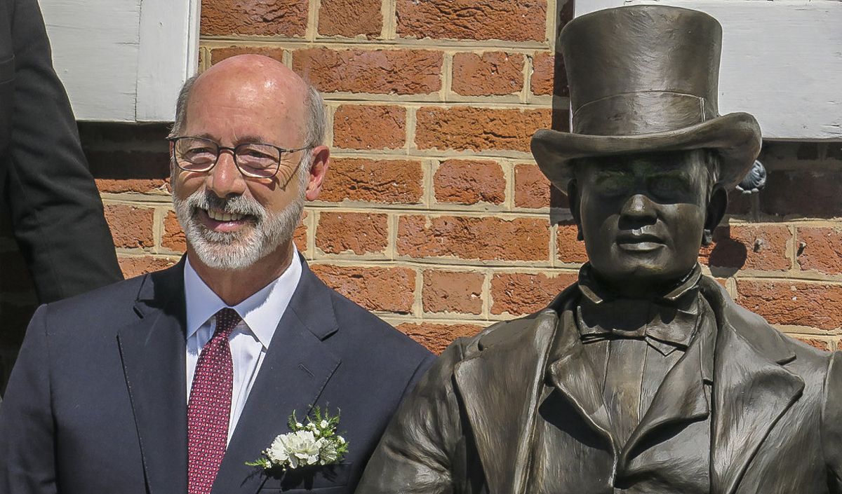 Governor Wolf with Goodridge. (All photos by Leon Reed)