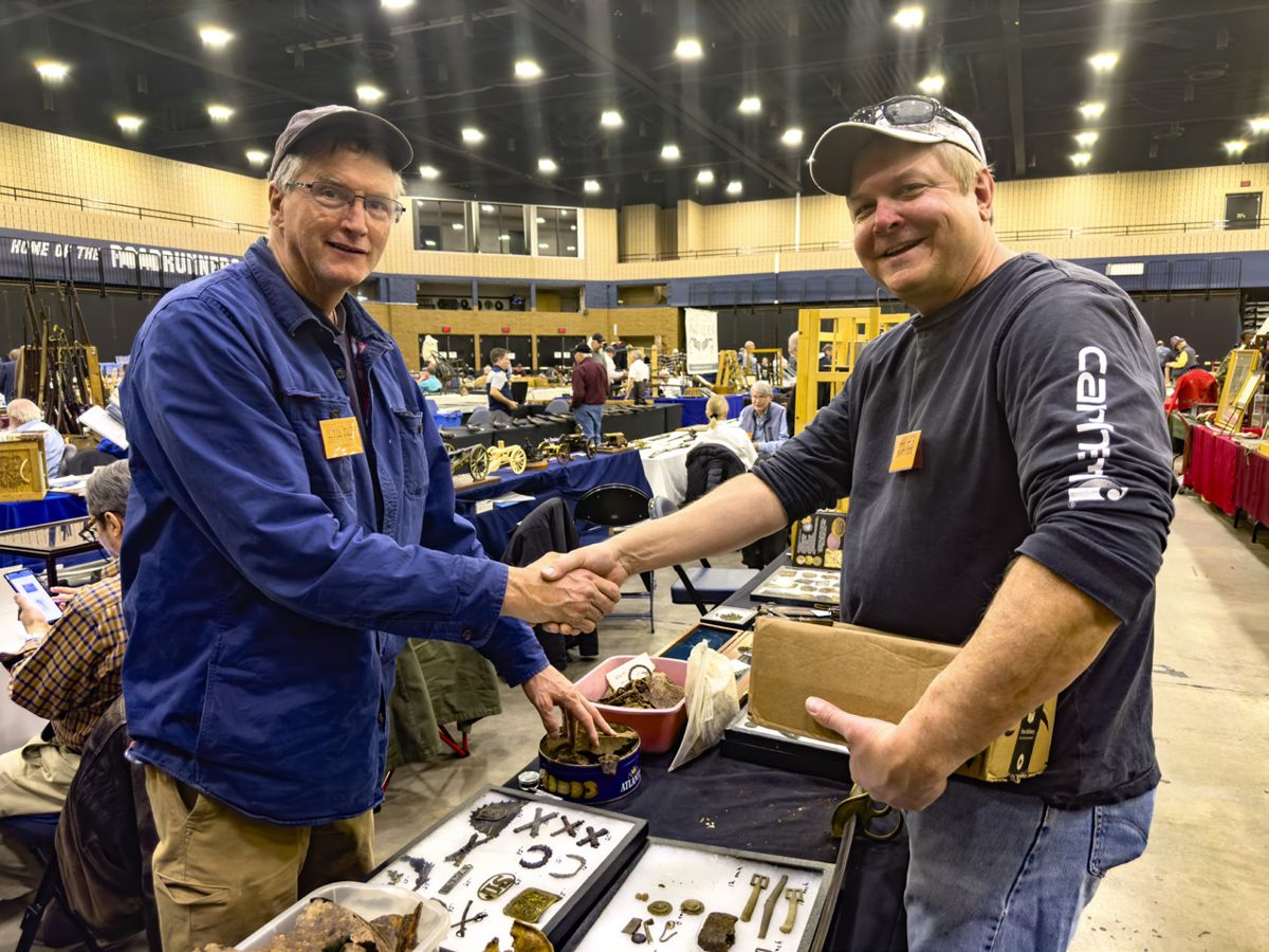 Jim Hemphill and Jeff Luncan just made a successful trade as both are still smiling.