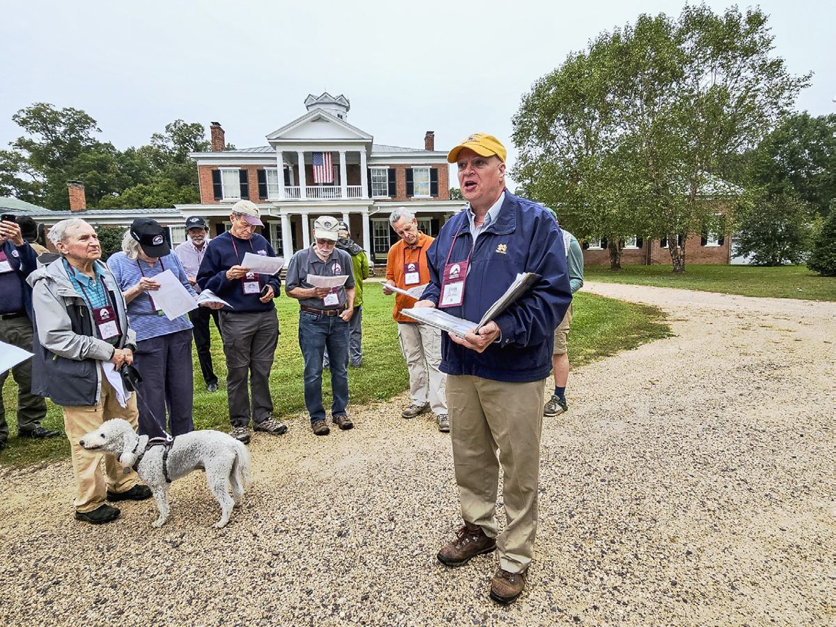 Frank O’Reilly speaking at Moss Neck.