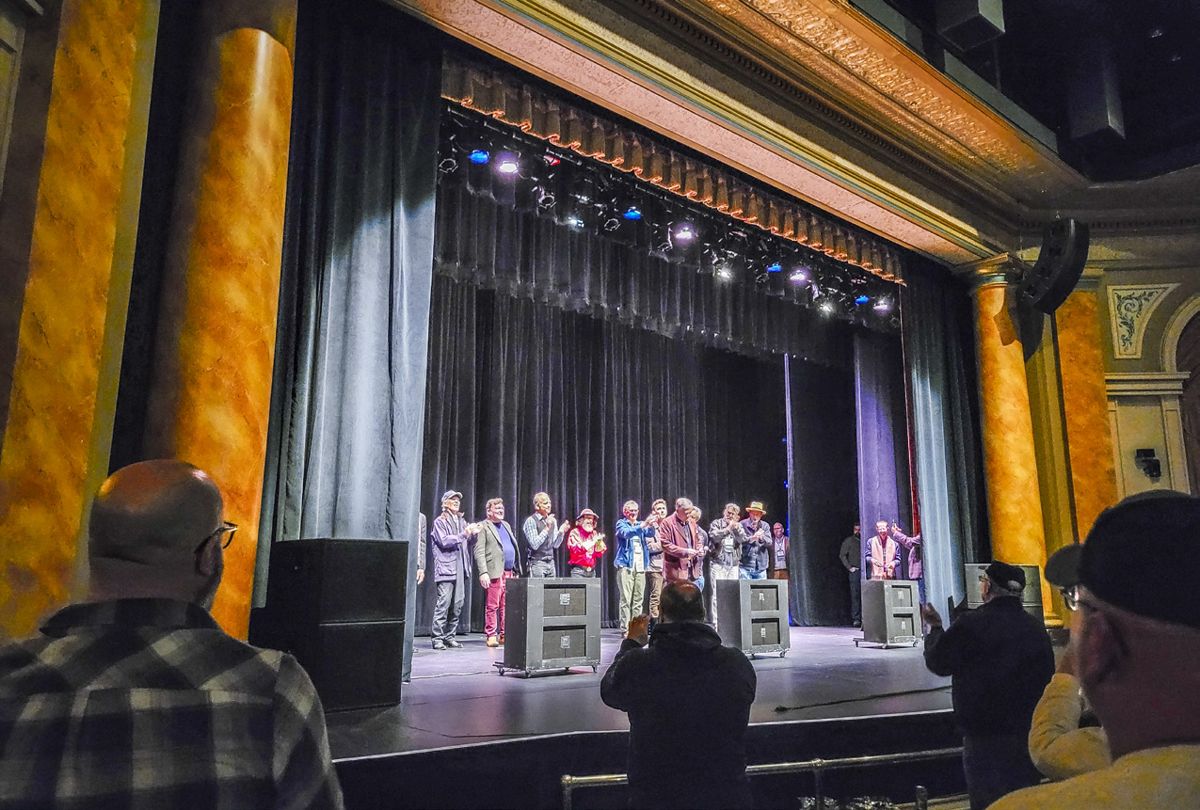 Cast from the movie Gettysburg took a bow after a screening at the Majestic Theater during the Gettysburg Movie 30th Anniversary Film Festival.