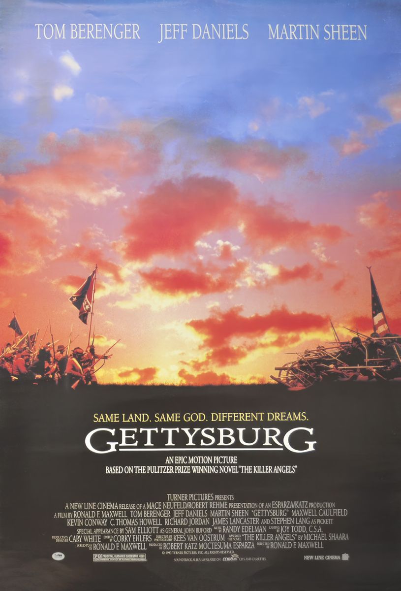 Original Gettysburg movie poster.