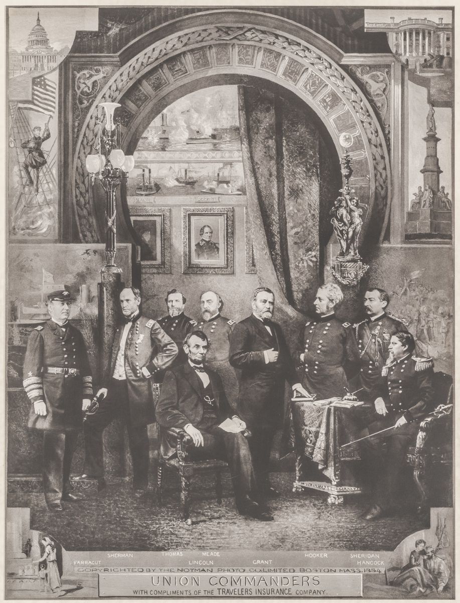 Figure 3. Union commanders With compliments of the Travelers Insurance Company.