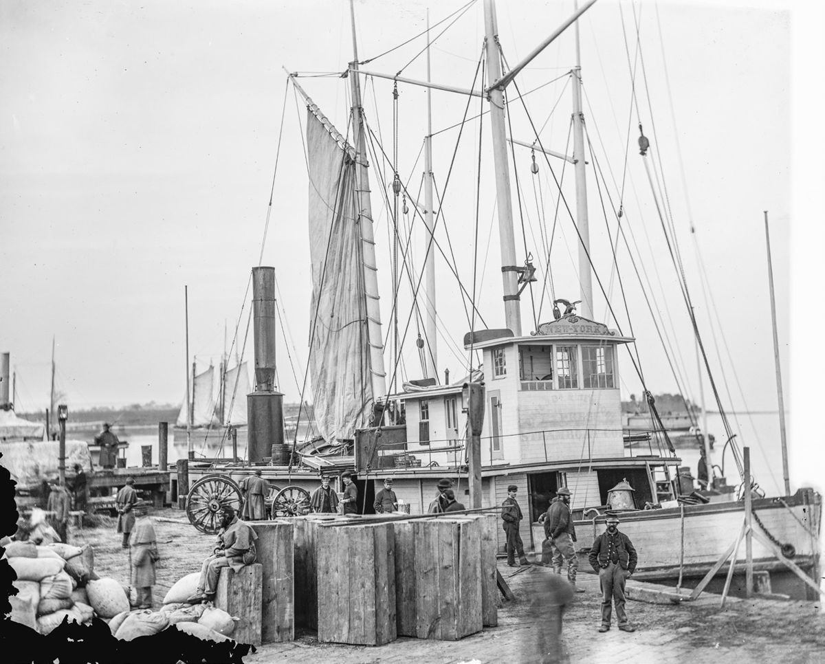 Aquia Landing and the RF&P Railroad — lead photograph from the original article
