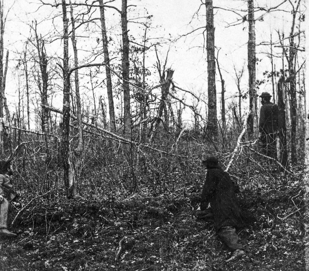 Moorhead and McCreary probably saw landscape sights similar to this on the Chancellorsville battlefield.