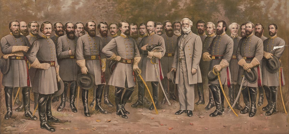 (Figure 3) Lee and His Generals, 1907. George Bagby Matthews, artist. Courtesy, Library of Congress.