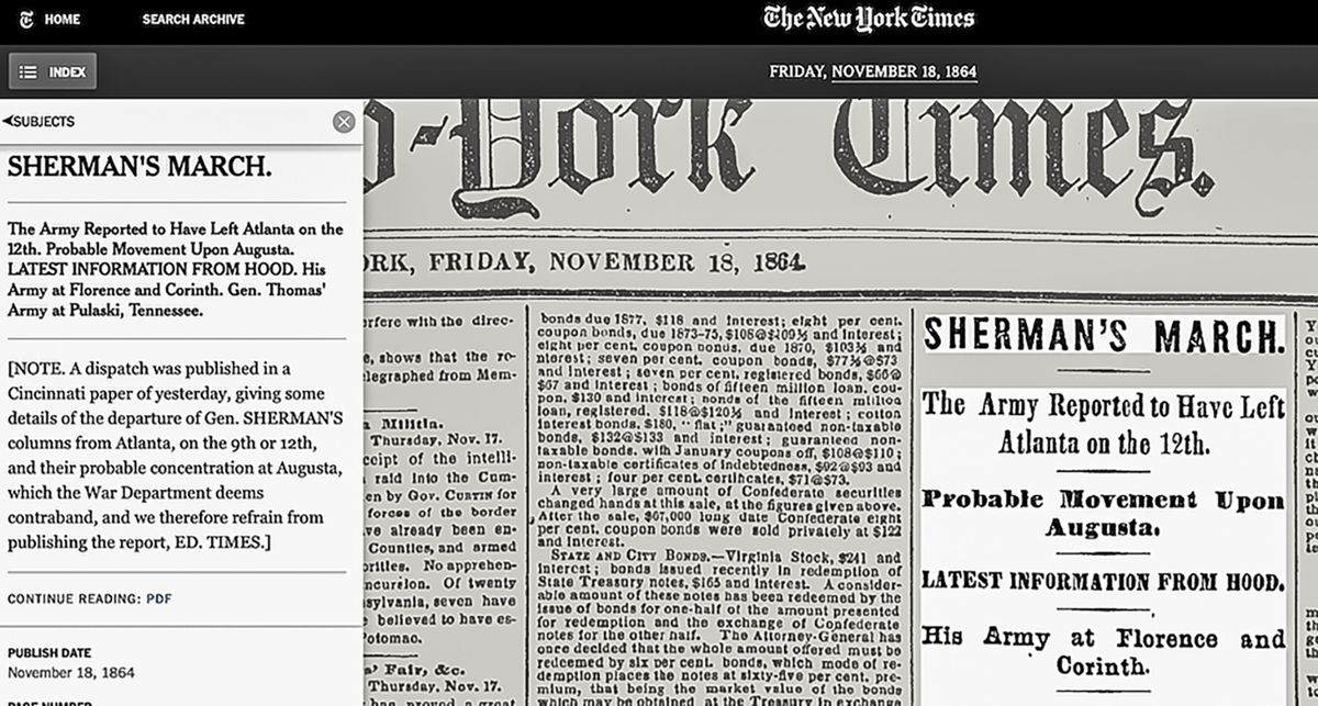 The New York Times Times Machine — photograph 3 from the original article