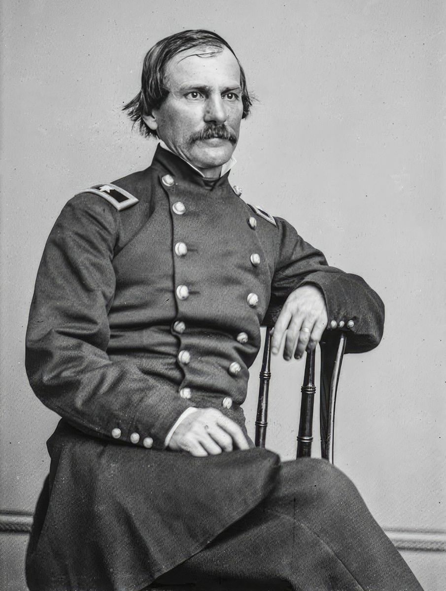 Captured on May 3, 1863, at Chancellorsville, Brig. Gen. William Hays received a quick exchange and fought at Gettysburg. Later he commanded Second Corps troops at Petersburg but was relieved of command during the Appomattox Campaign. (Library of Congress)