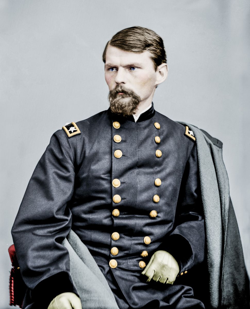 Maj. Gen. Emory Upton. Colorization © 2012 civilwarincolor.com, courtesy civilwarincolor.com/cwn. (Public Domain)