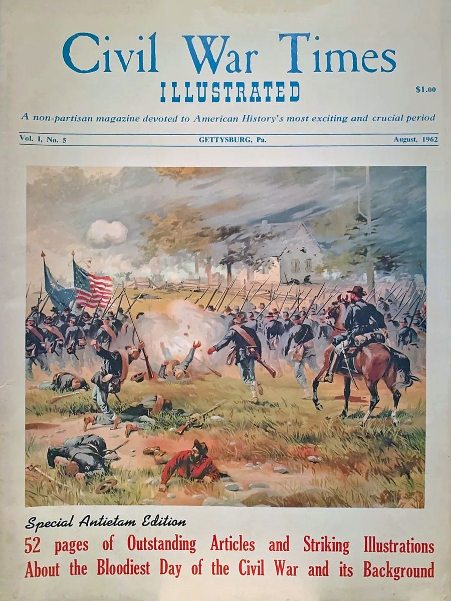 Civil War Times Illustrated, August 1962 issue.