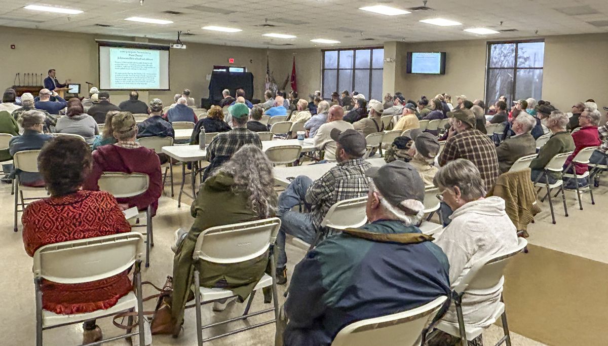 Dr. Jerry Wooten filled the room with his interesting presentation on the Johnsonville Depot. A recently discovered archive of letters from a soldier who served at Johnsonville was the nucleus of his research.