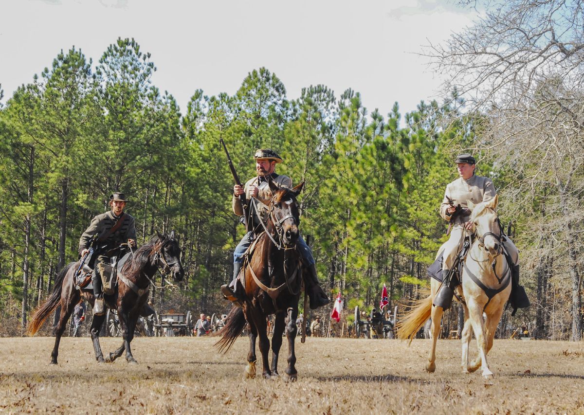 The Battle of Aiken also featured a Military Time Line of living historians of all American wars.