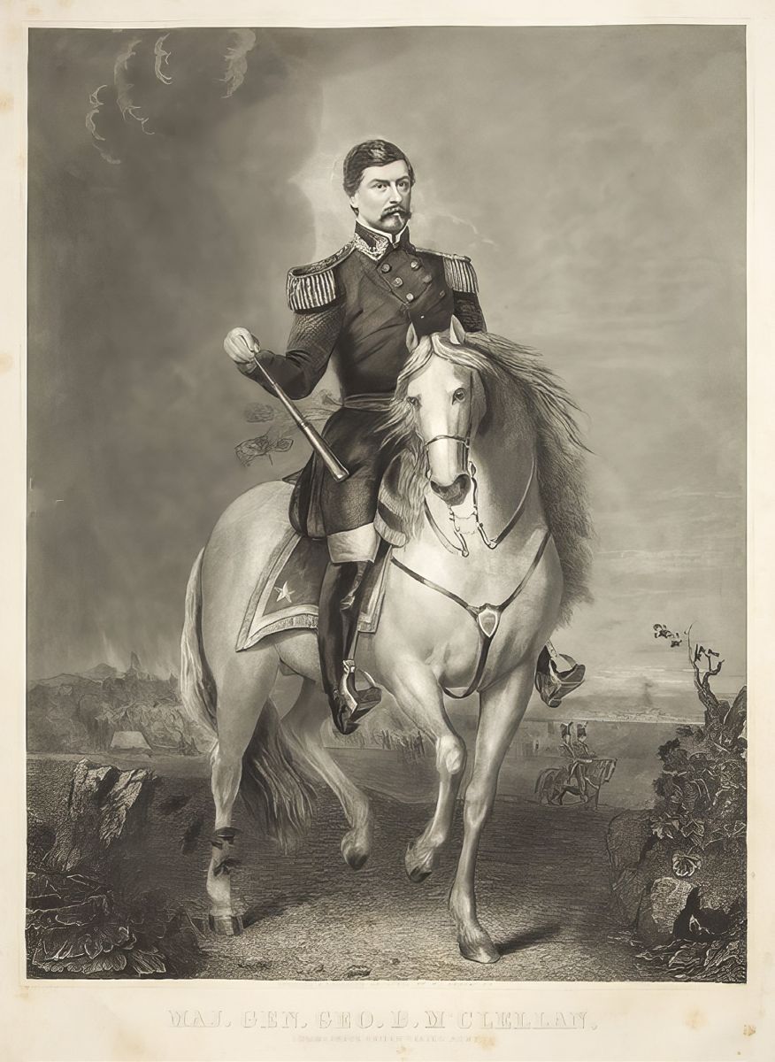 Figure 3. General George McClellan. (Courtesy Donald A. Heald, Rare Books, Prints and Maps)