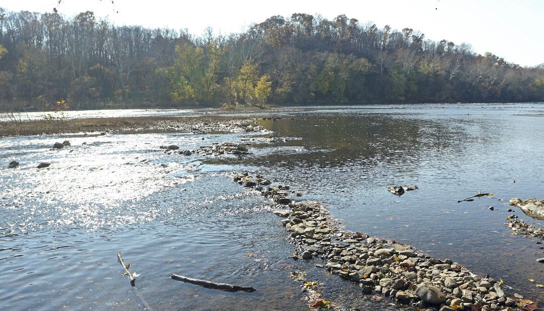 Shepherdsontown ford looking toward Maryland.
