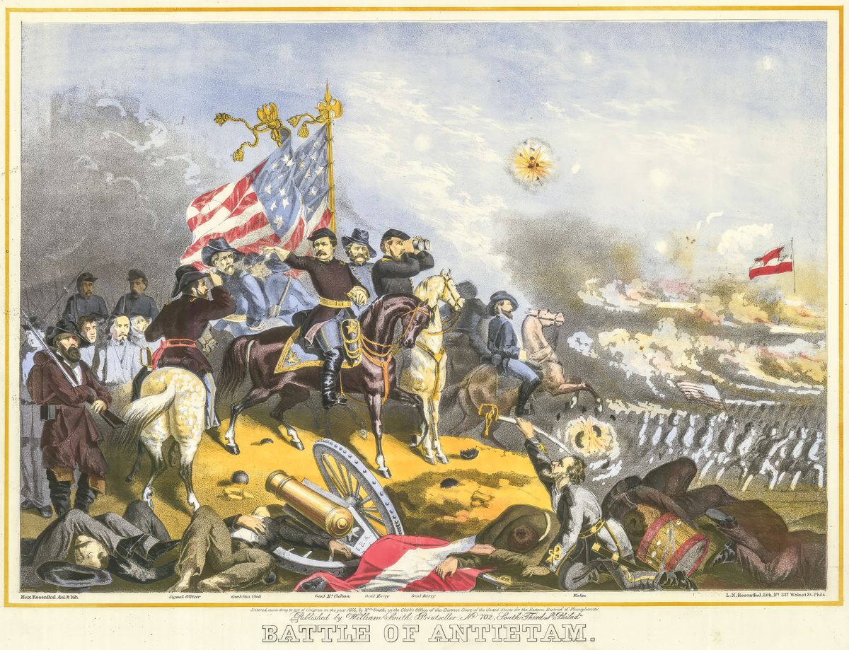 Fig. 1. McClellan at Antietam. (Library of Congress)