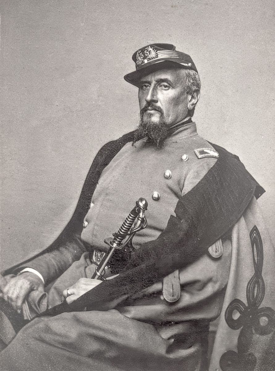 While Col. Regis De Troibriand and his 55th New York Infantry played a small role at Fredericksburg for Ward’s brigade, he became a brigadier general in the spring of 1864. (Library of Congress)