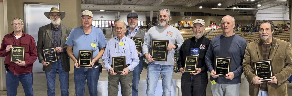 Award winners left to right: David Noe, Greg Murry, Kenny Copelin, Dr. Bill Blackman, Mel Hankla, Phil McCoy, David Gotter, Dean Sprowl, and Gerald Roxbury.
