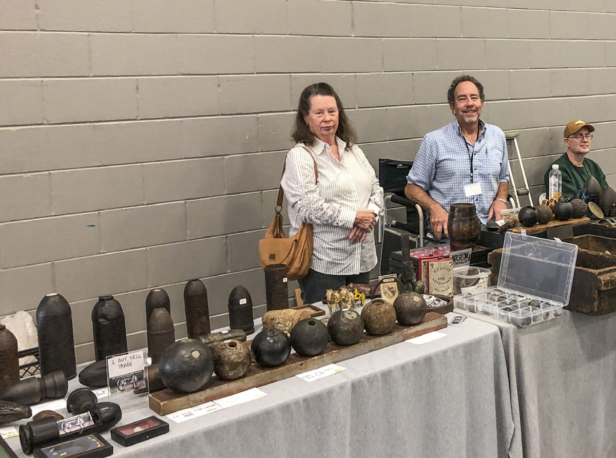Dave Kornely was sure to have some iron for your artillery fix along with many other relics.