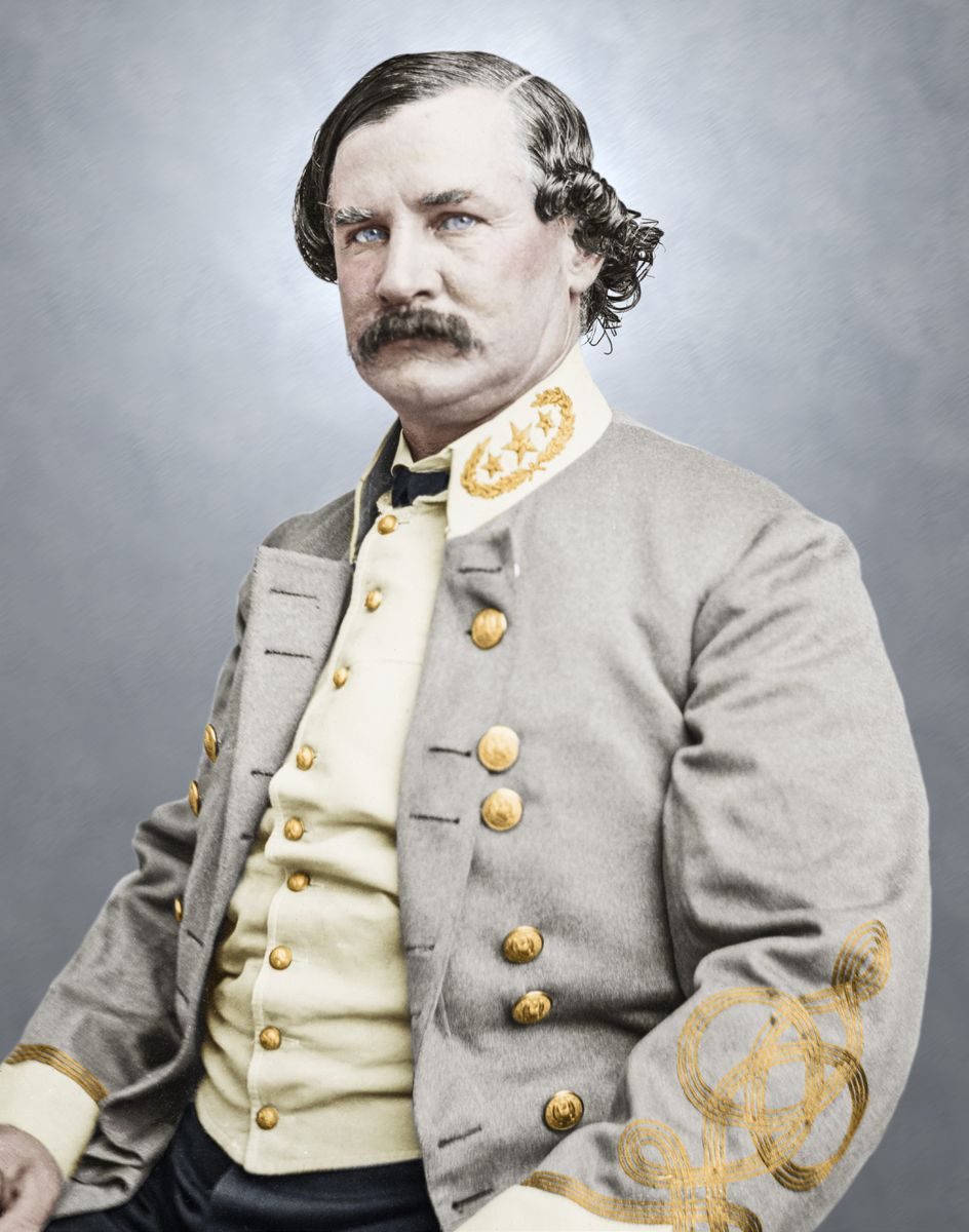 Maj. Gen. Benjamin F. Cheatham, C.S.A. Colorization © 2014 civilwarincolor.com, courtesy civilwarincolor.com/cwn. (Library of