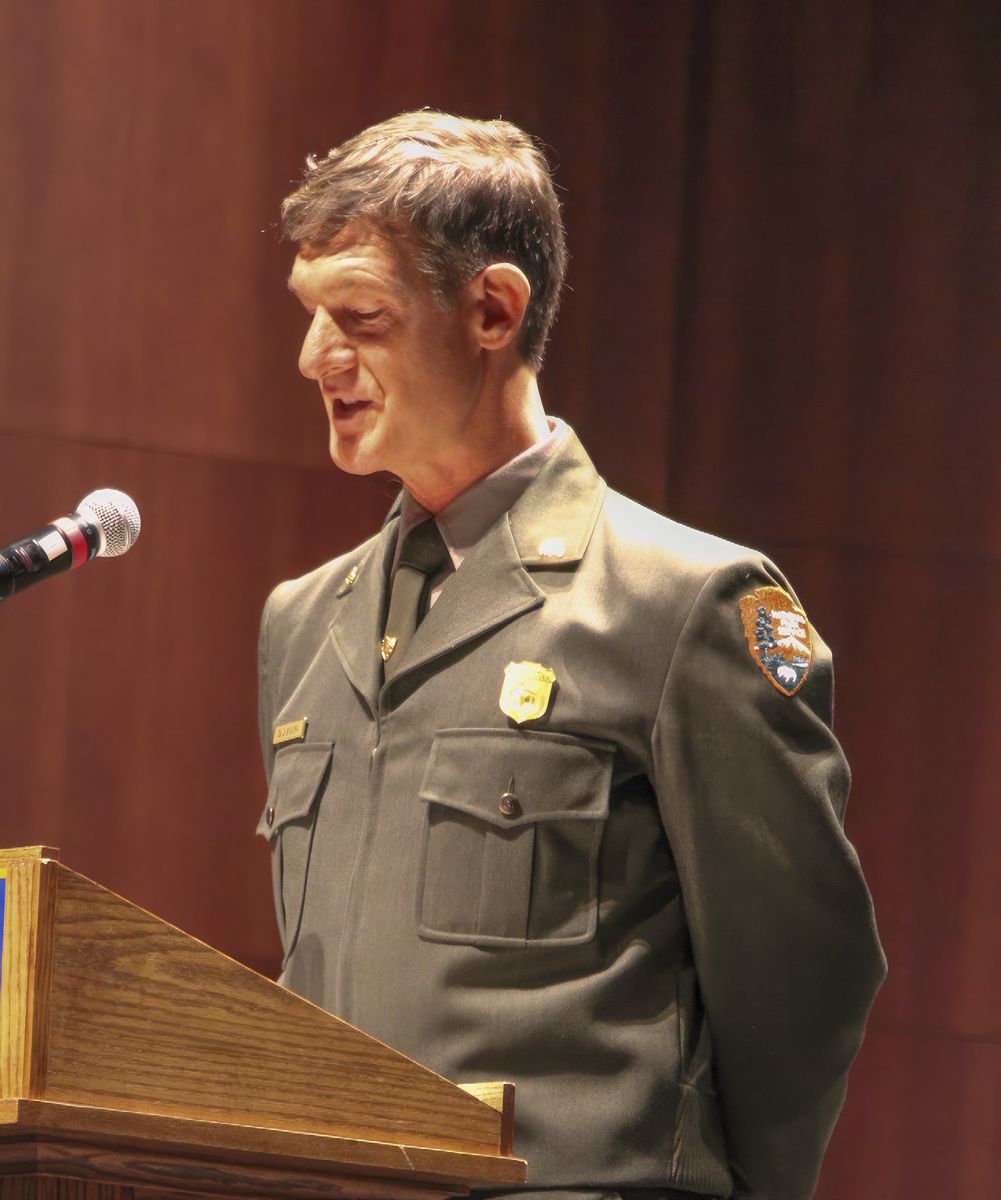 Acting Gettysburg National Battlefield Park Superintendent Zachary Bolitho. (All photos by Leon Reed.)