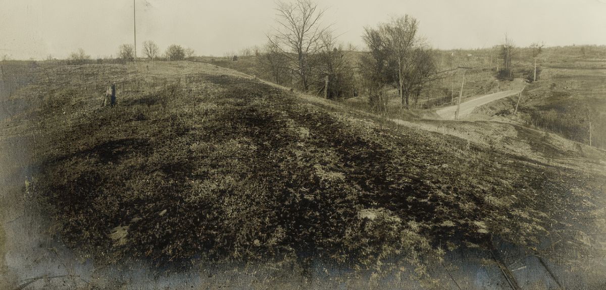 View of the Stockade Redan taken in the late 19th or early 20th Century. (Series 573, Vicksburg National Military Park Photographs, Mississippi Department of Archives and History)