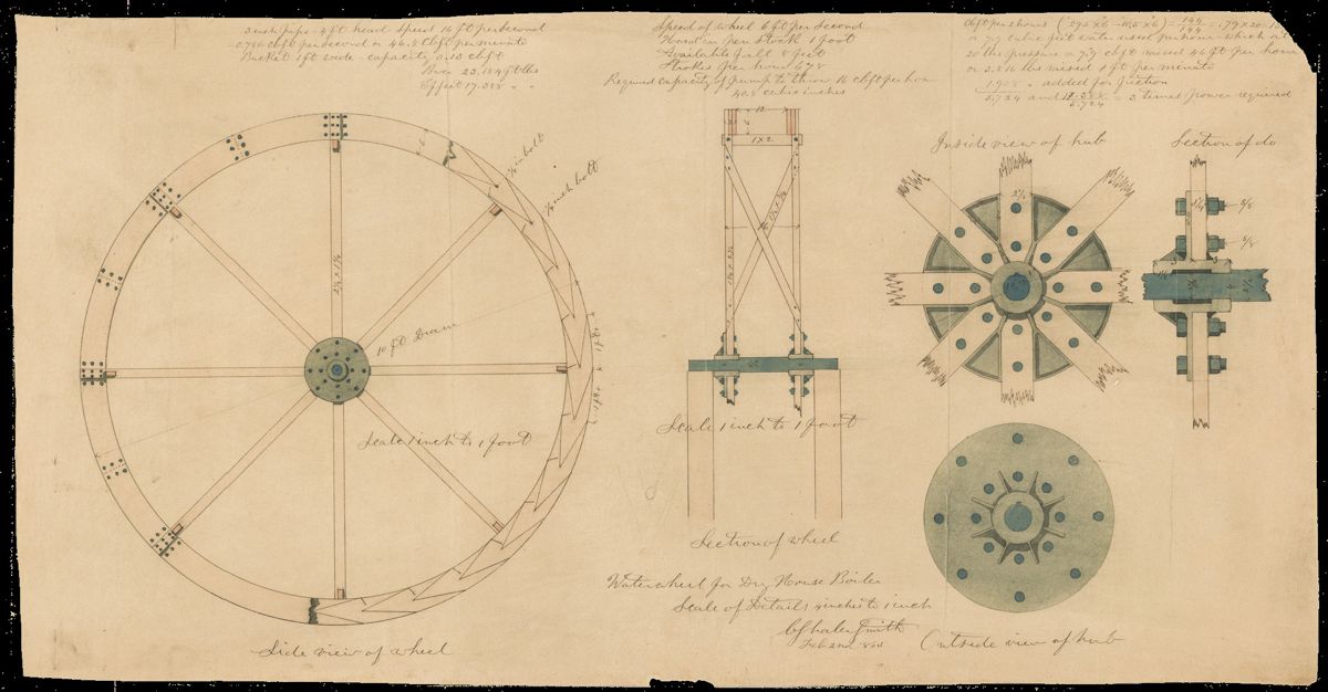 Waterwheel for Dry House Boiler. (Courtesy of Augusta Museum of History)