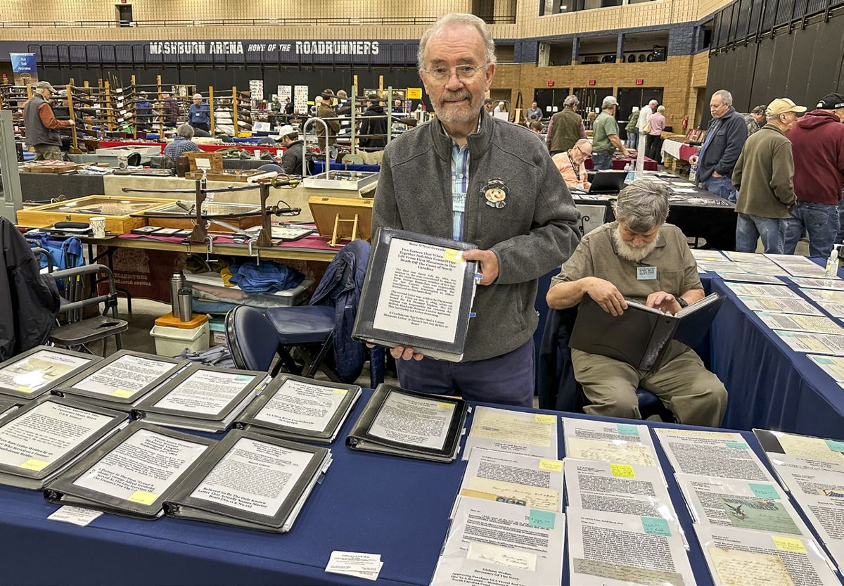 Rare Confederate documents are Paul Gibson’s specialty.
