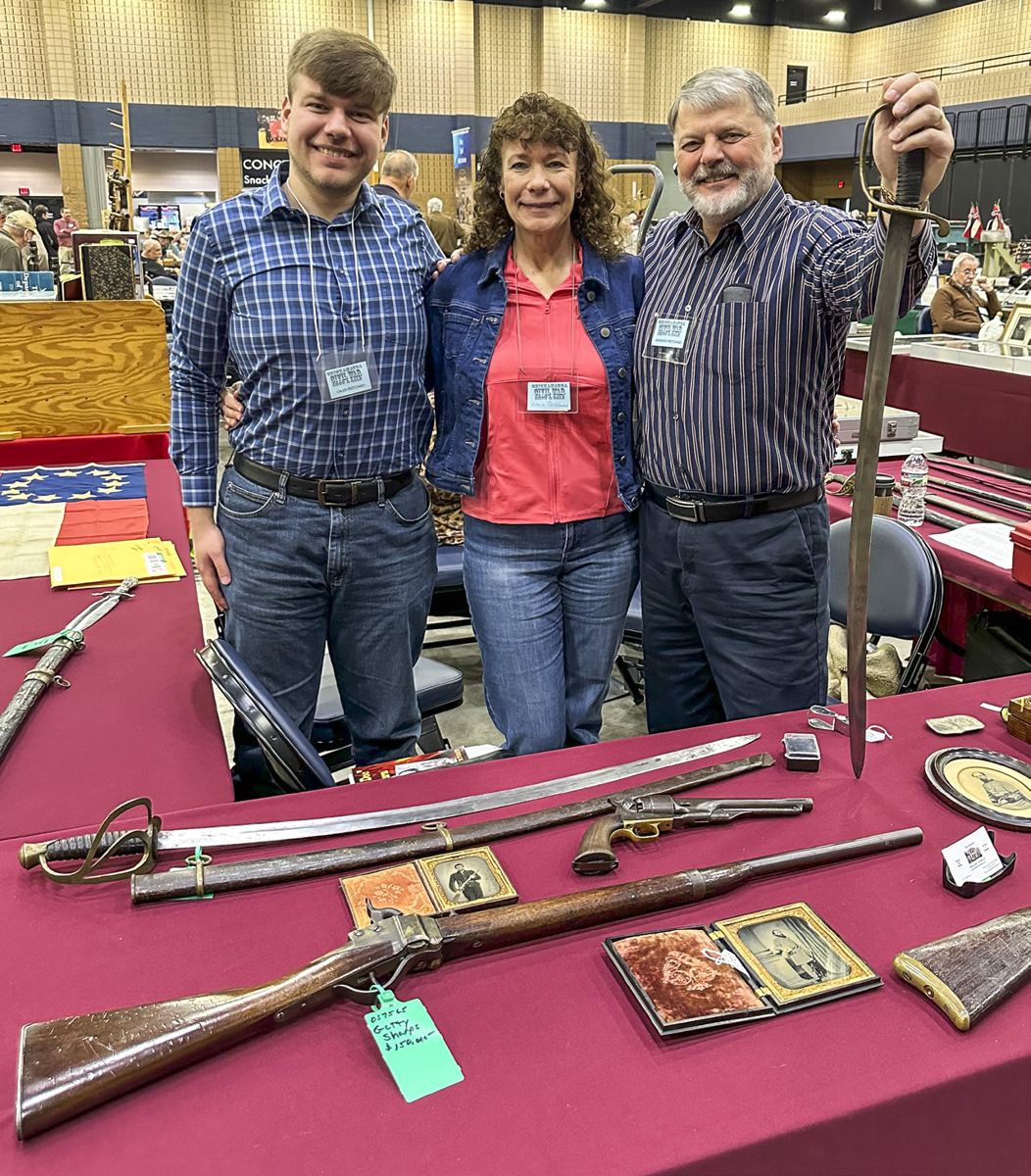 Old South Antiques is a family affair. (L to R) Caleb, Leisa, and Shannon Pritchard.