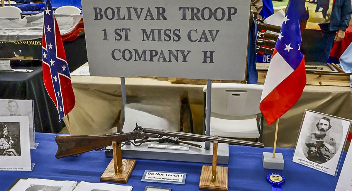 James Koch won a Judges Award for his display entitled “Bolivar Troop 1st Miss Cav Company H.”