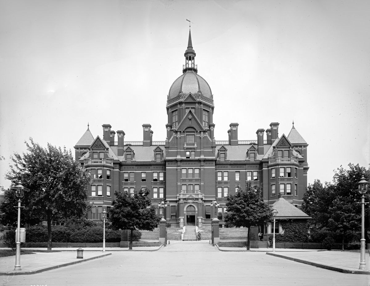Johns Hopkins Hospital, main building, Baltimore, Md.