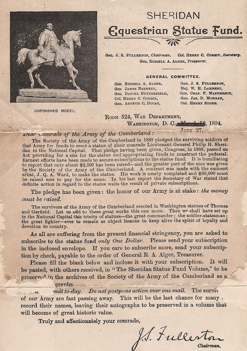 Phil Sheridan’s Widow Her Campaign to Protect His Memory — photograph 5 from the original article