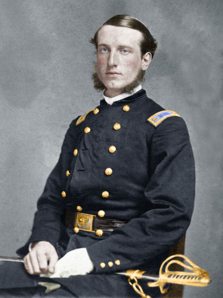 Maj. James Cromwell. Colorization © 2026 civilwarincolor.com. (Library of Congress)